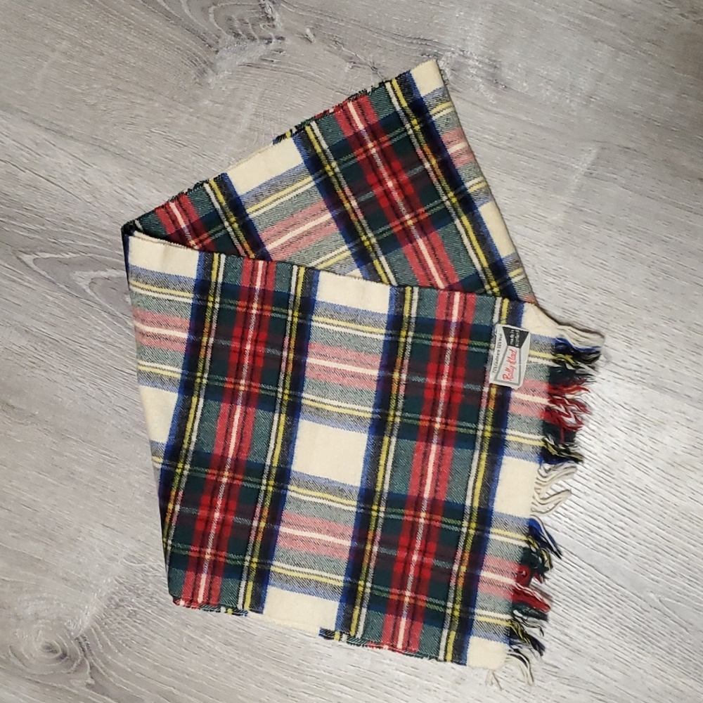 Vintage Rally Klad Cashmere Blend scarf Scotland